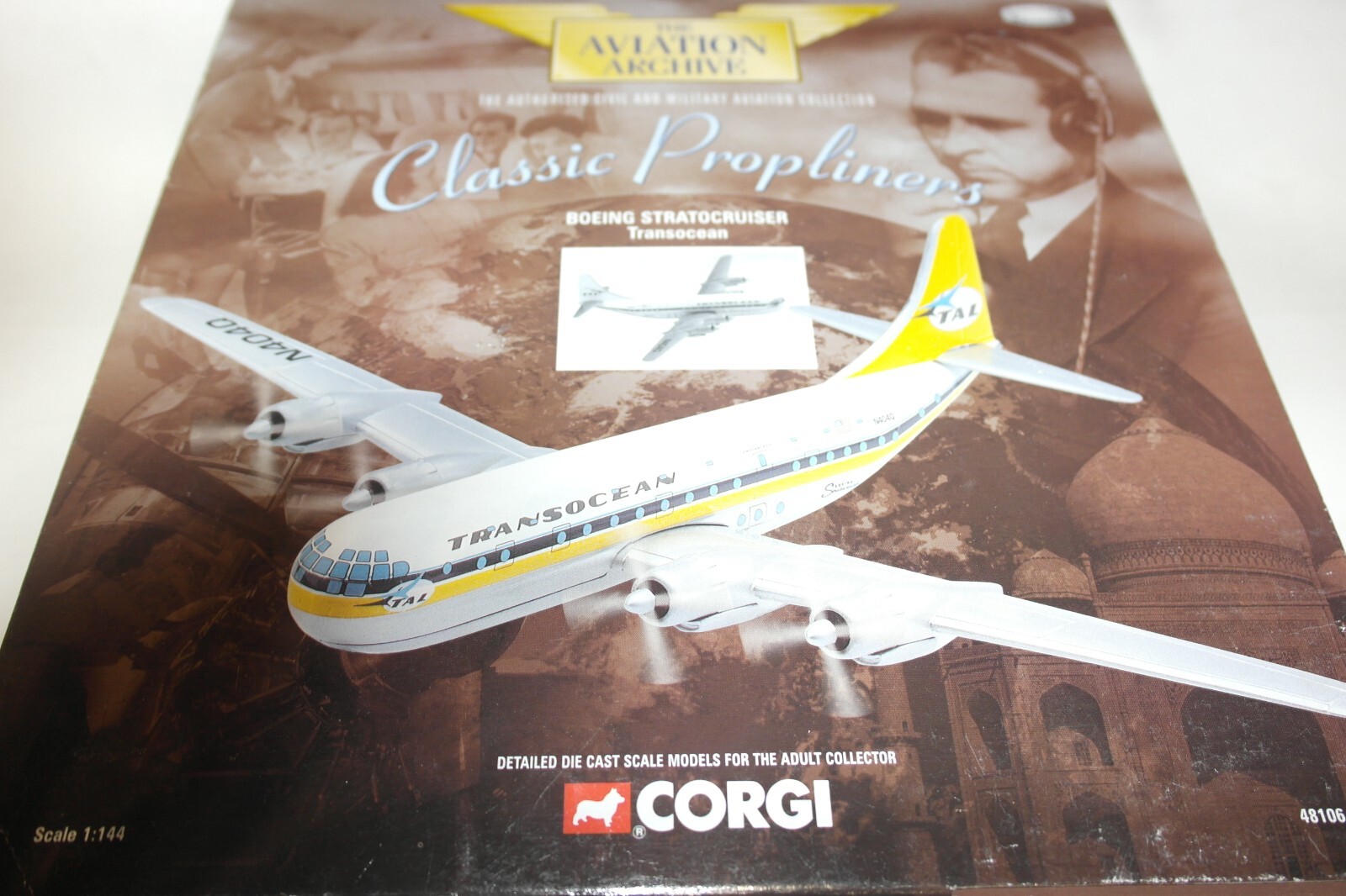 CORGI AVIATION 1:144 BOEING STRATOCRUISER TRANSOCEAN | eBay UK