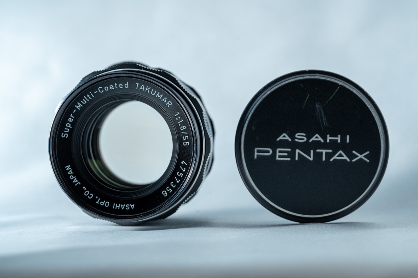 PENTAX Super-Multi-Coated TAKUMAR 55mm f1.8 / beautiful flare lens