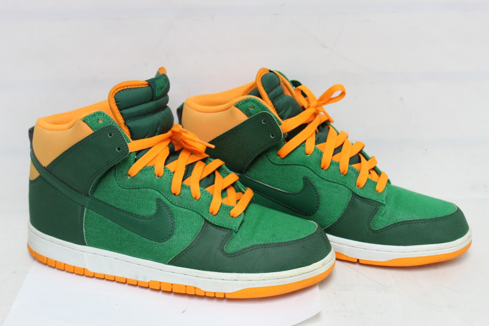 Nike Dunk High Vivid Orange Gorge Green 317982-303 Low SB Miami
