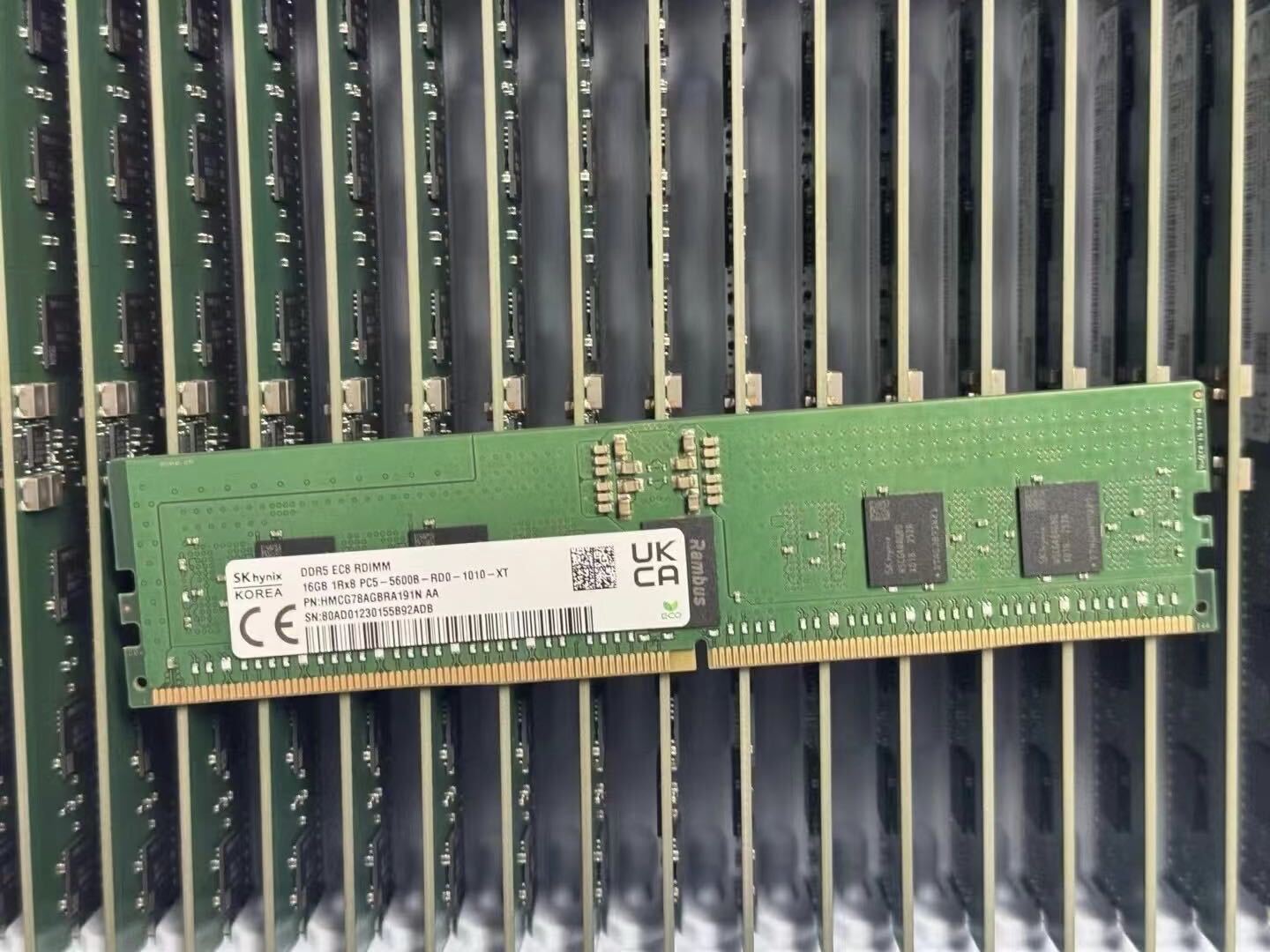 SK hynix 1RX8 RECC 5600MHz PC5-5600B 1010 XT DDR5 16GB RDIMM RAM