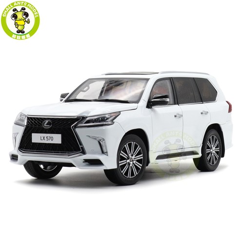 1/18 LCD Toyota LEXUS LX570 White Diecast Model Toy Car Gifts For