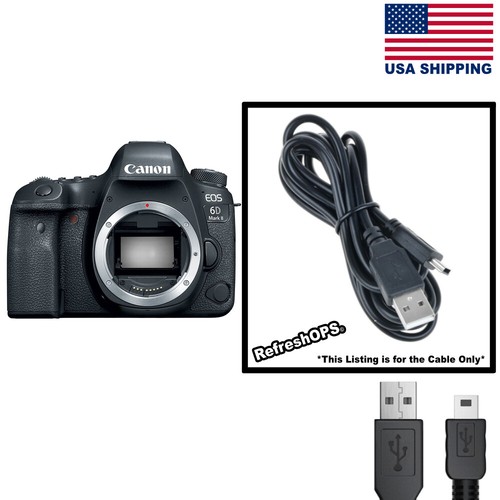 Canon EOS 6D Mark II Digital SLR Camera USB Cable Transfer Cord