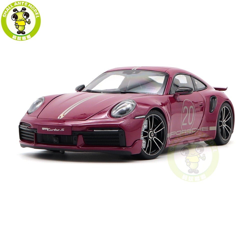 1/18 Minichamps Porsche 911 992 Turbo S 20th Anniversary Red