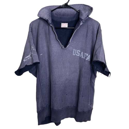 50s Champion Reverse Weave USAFA Sun Faded Distressed Sweatshirt 1