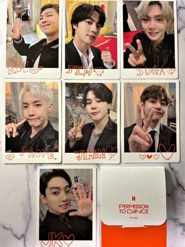 BTS PTD Permission To Dance On Stage Mini Photo Card Special Ver
