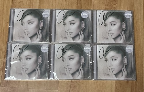 ARIANA GRANDE OFFICIAL SIGNED AUTOGRAPHED POSITIONS CD NEW SEALED