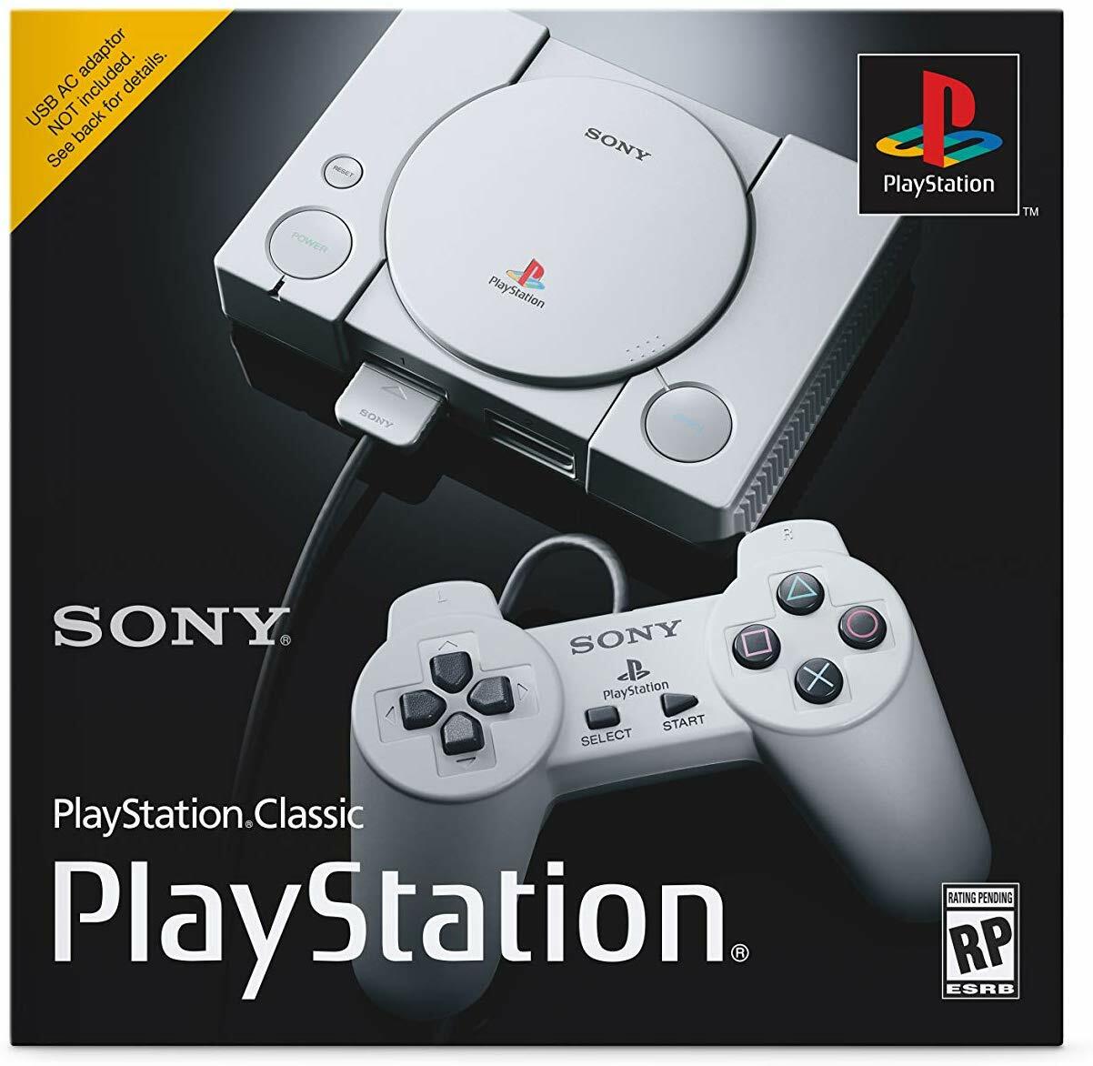Sony PlayStation Classic Video Game Console - Gray NEW