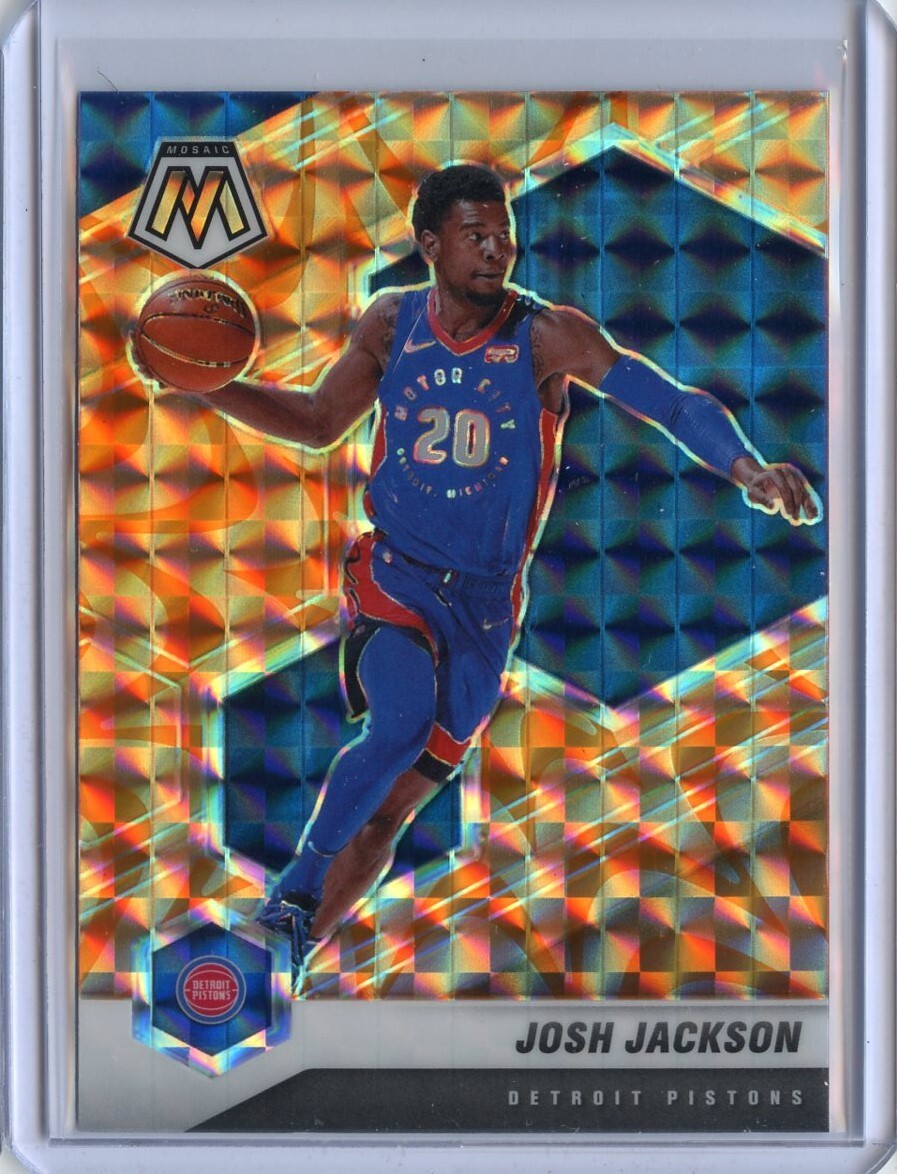 2020-21 Panini Mosaic Mosaic Reactive Orange #143 Josh Jackson | eBay