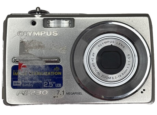 Olympus FE-230 7.1 Mp AF 3X Optical Zoom Lens Digital Camera Needs