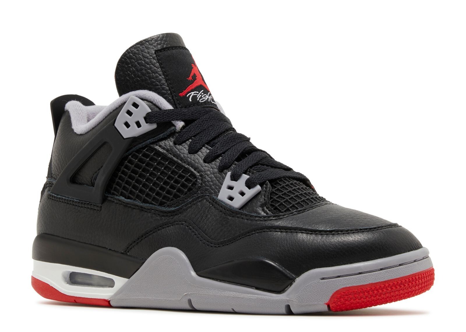 size 7y Nike Air Jordan 4 Retro Reimagined Bred Black Red FQ8213