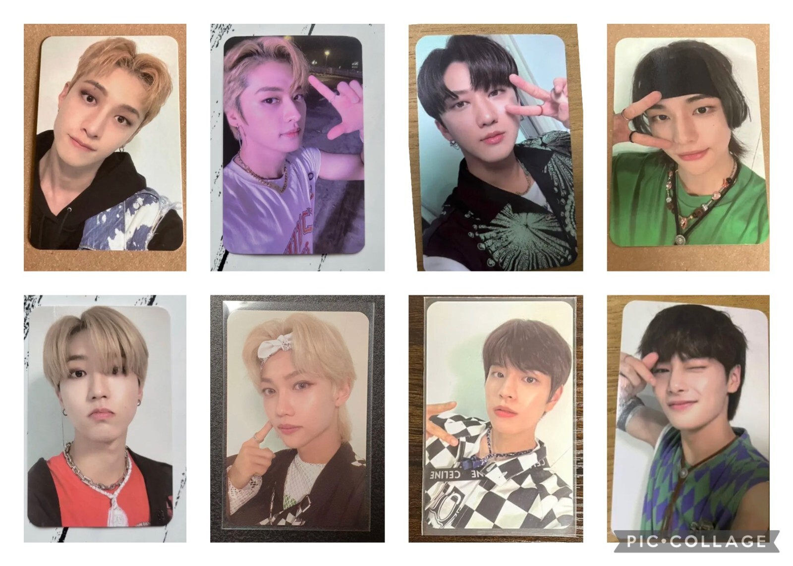 Stray Kids Noeasy Shopee Official Photo card Felix Hyunjin Han Lee