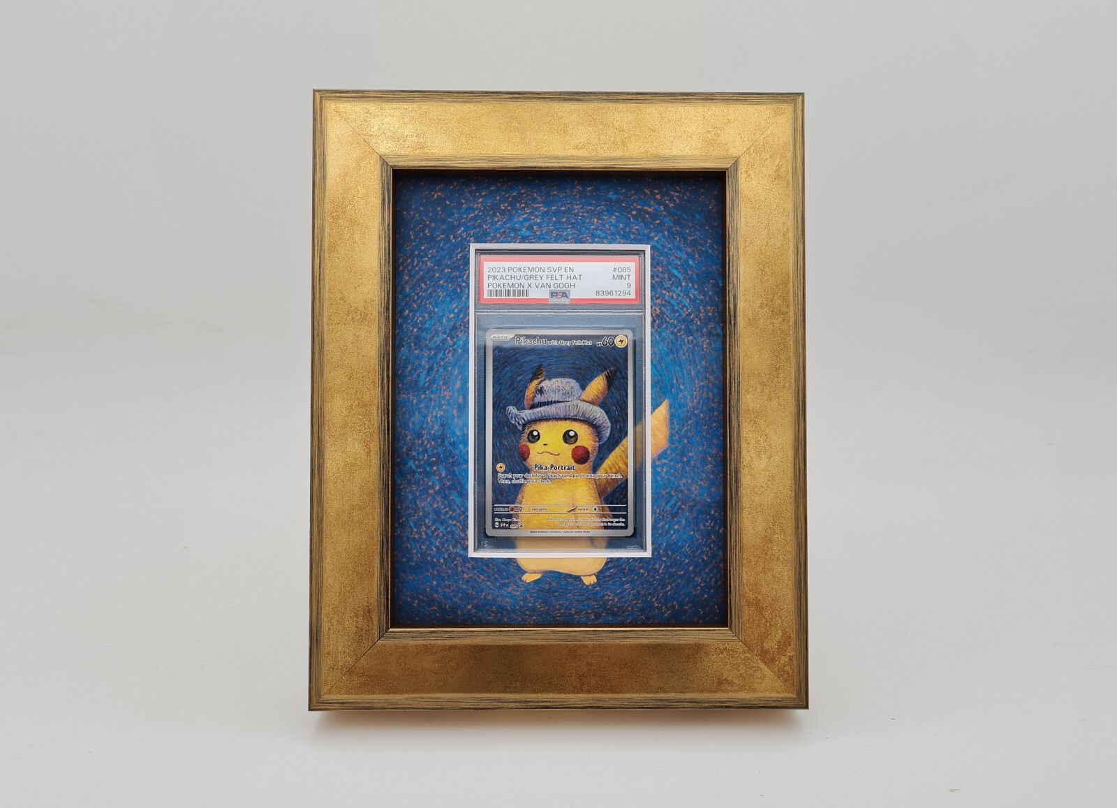 Ridanco Pikachu Felt Hat Promo Graded Card Frame Extended Art
