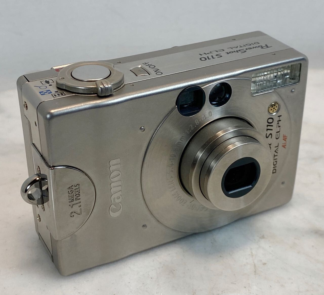 CANON PowerShot S110 Digital Elph Camera. 2.1mp Zoom Lens | eBay