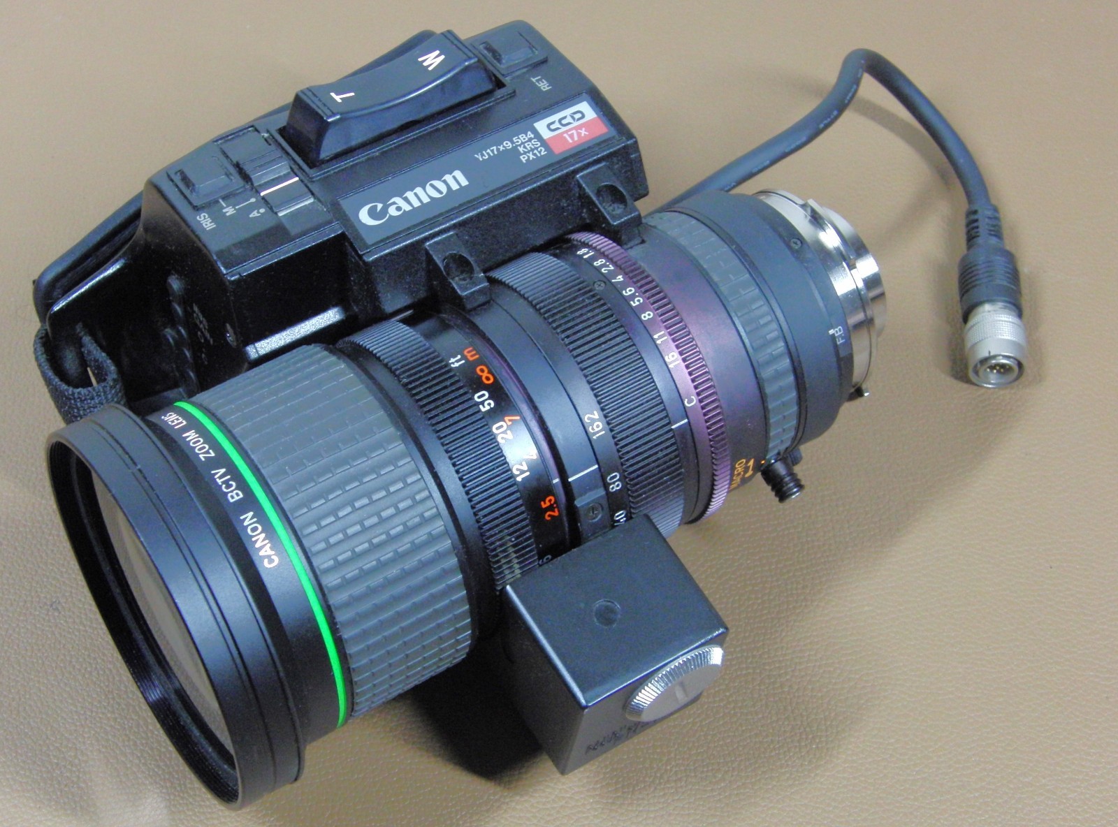 Canon YJ17x9.5B4 KRS PX12 17x CCD BCTV Professional Broadcast Zoom