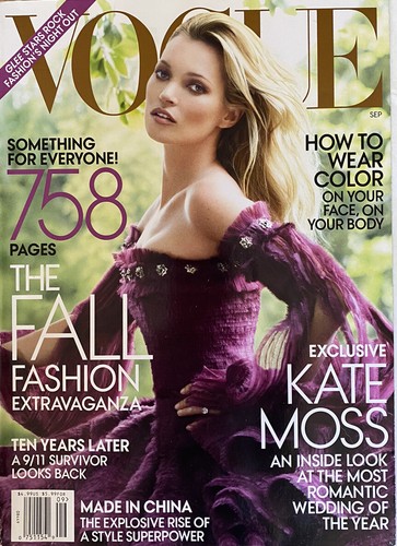 2011 SEPTEMBER VOGUE MAGAZINE - KATE MOSS COVER | eBay