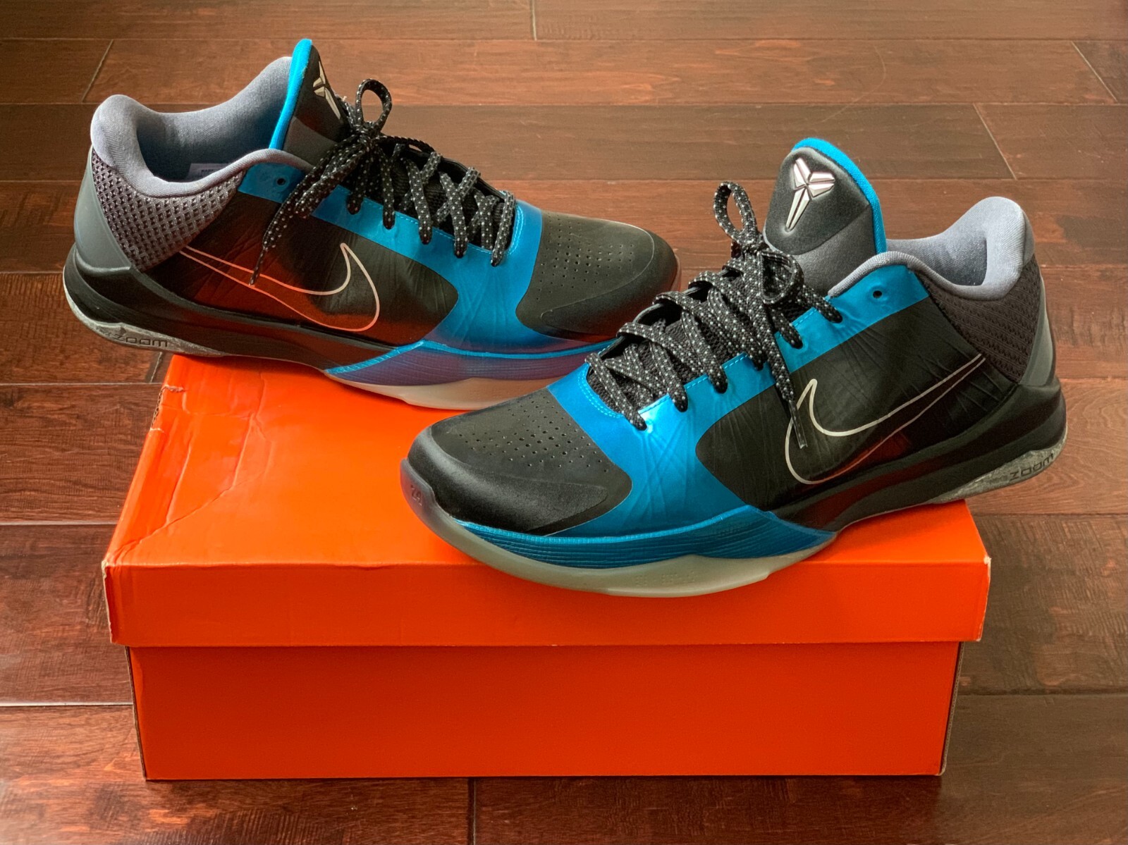 Nike Zoom Kobe Bryant V 5 Dark Knight 11.5 Protro Batman Black