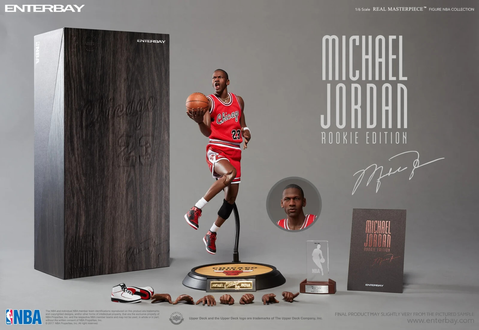Enterbay NBA Michael Jordan Rookie Limited Edition 1/6 Figure