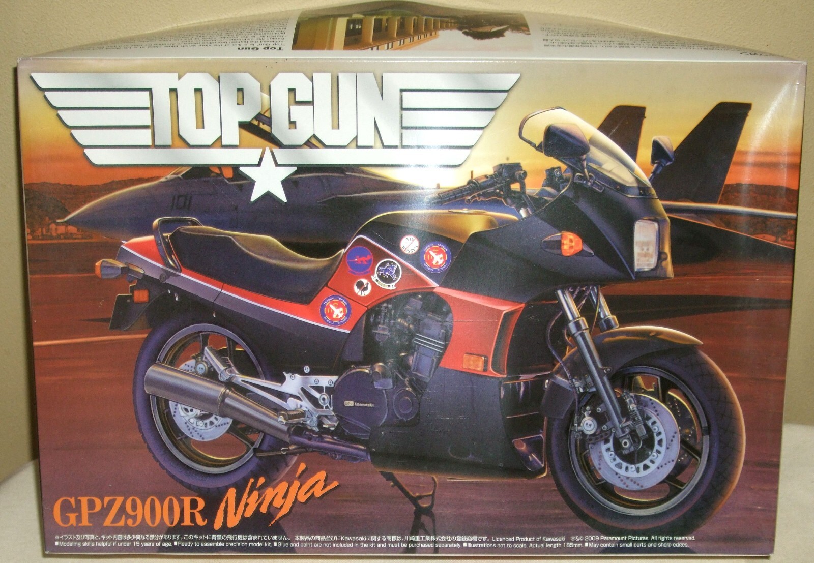 Kawasaki GPZ 900 R NINJA TOP GUN Ver 1/12 Plastic Model Kit