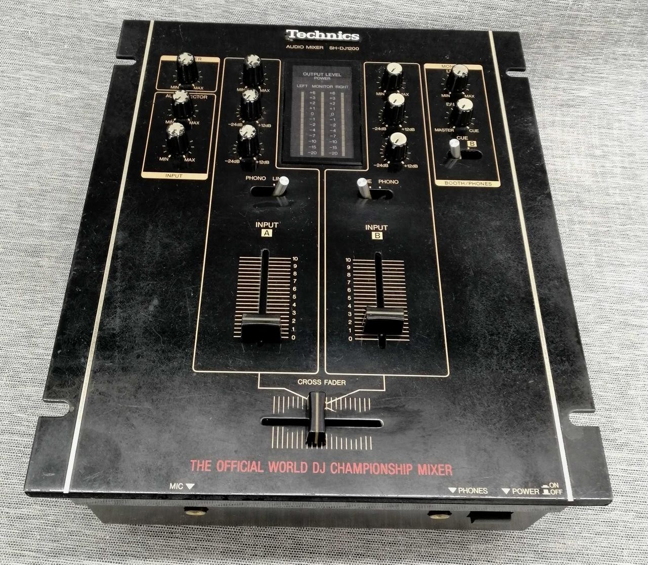 Junk Technics SH-DJ1200 Black Audio Mixer Japan | eBay
