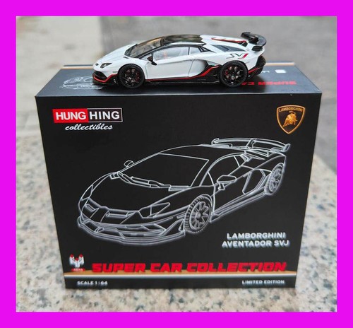 JUN 2023 HH HUNG HING 1/64 LAMBORGHINI ADVENTADOR SVJ SUPER CAR +