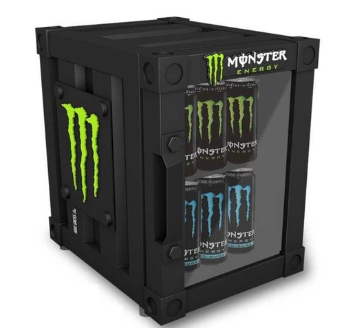 Monster Energy Drink Mini Fridge Pub Home Garden Garage 220V-240V