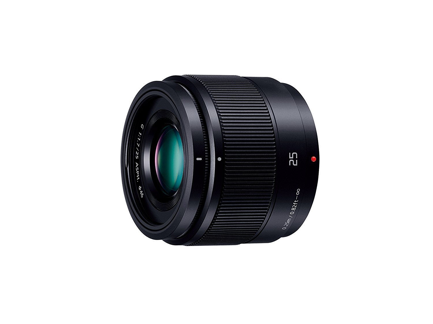 Panasonic Camera Lens LUMIX G 25mm F1.7 ASPH. Black H-H025-K EMS w