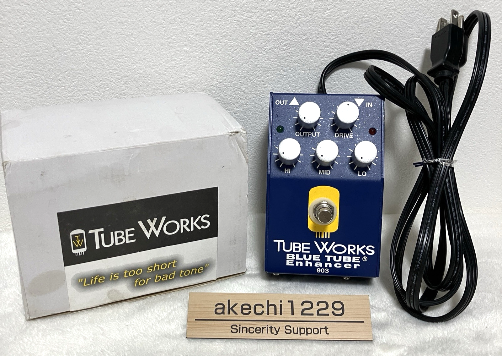Tube Works Blue Tube Enhancer 903 GENZ BENZ Guitar Effect Pedal