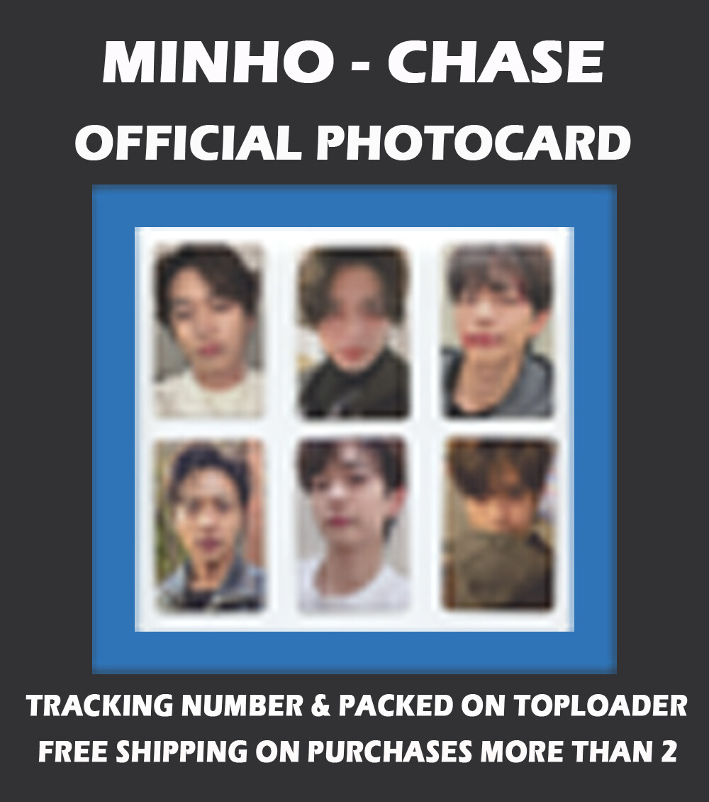 MINHO SHINEE - CHASE 1st Mini Album SMINI OFFICIAL PHOTOCARD