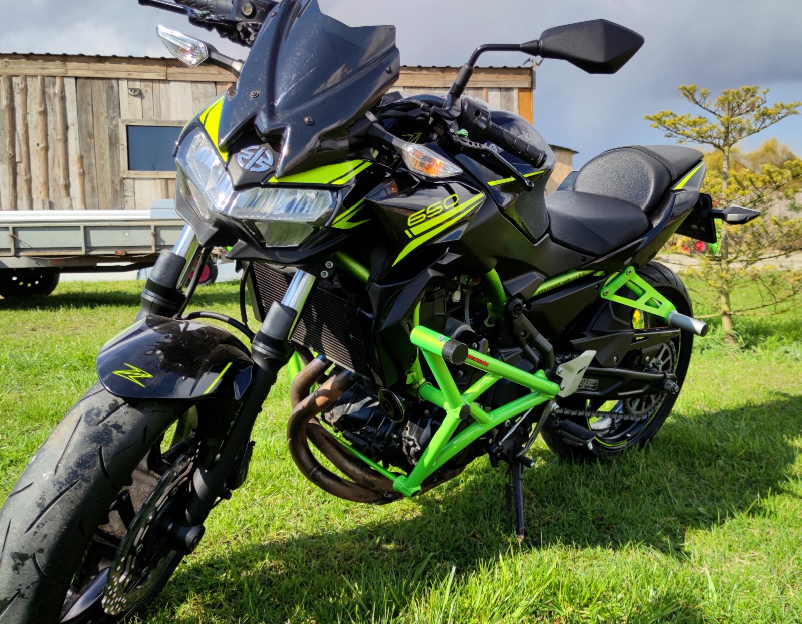 Kawasaki Z650 2017-2025 crash cage engine guard crash bars typ1 +