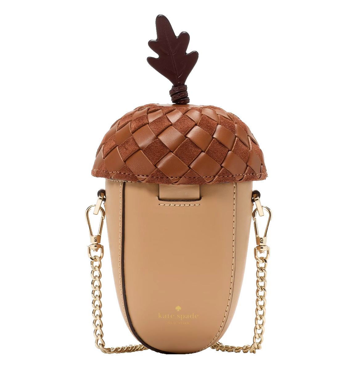 New Kate Spade 3d Acorn Crossbody Smooth Leather Brown Multi | eBay