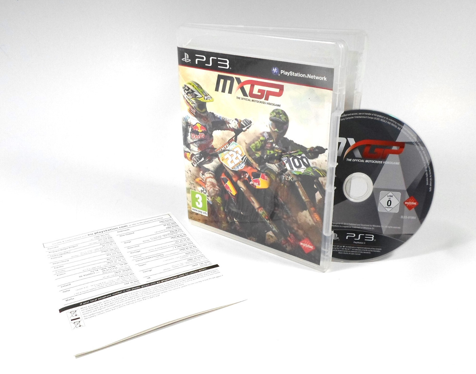 SONY PLAYSTATION 3 PS3 PAL EUROPE MXGP THE OFFICIAL MOTOCROSS