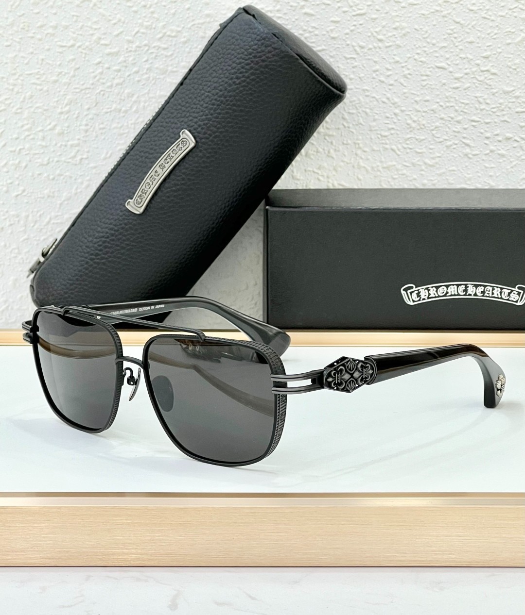 Chrome Heart CH8304 Unisex Sunglasses Top Quality Size: 59□16-152