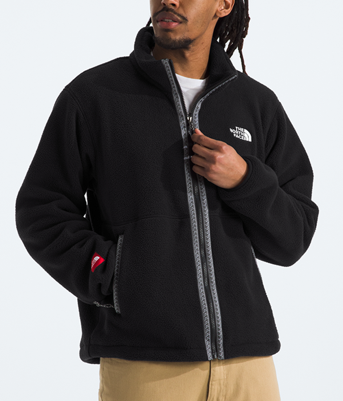Mens The North Face Fleeski Full Zip Sherpa Fleece Coat Jacket New