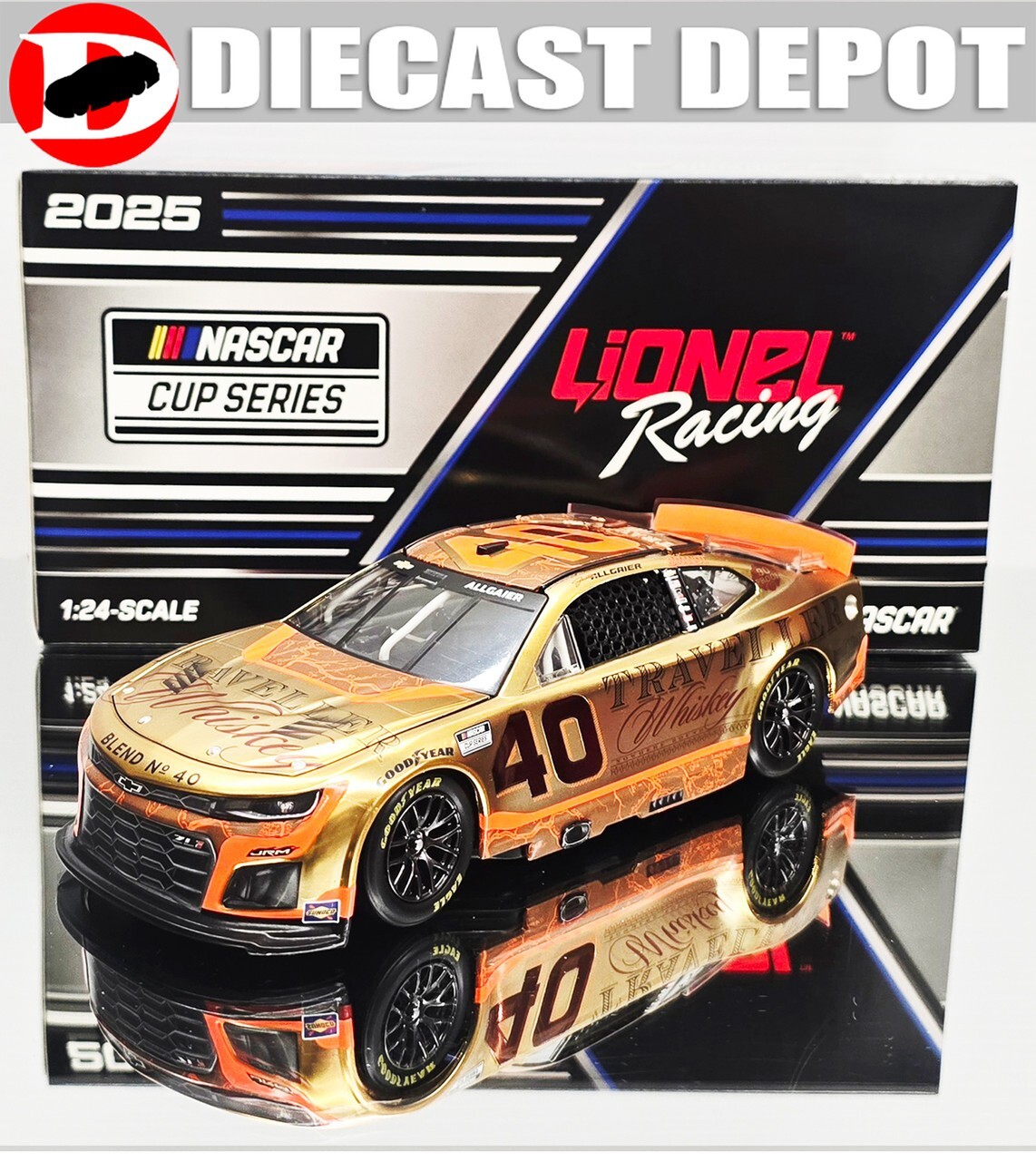 JUSTIN ALLGAIER 2025 TRAVELLER WHISKEY COLOR CHROME W/ STAMPED