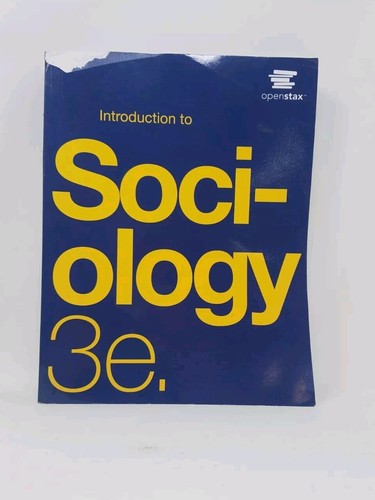 Introduction to Sociology 3e by Openstax Paperback | eBay