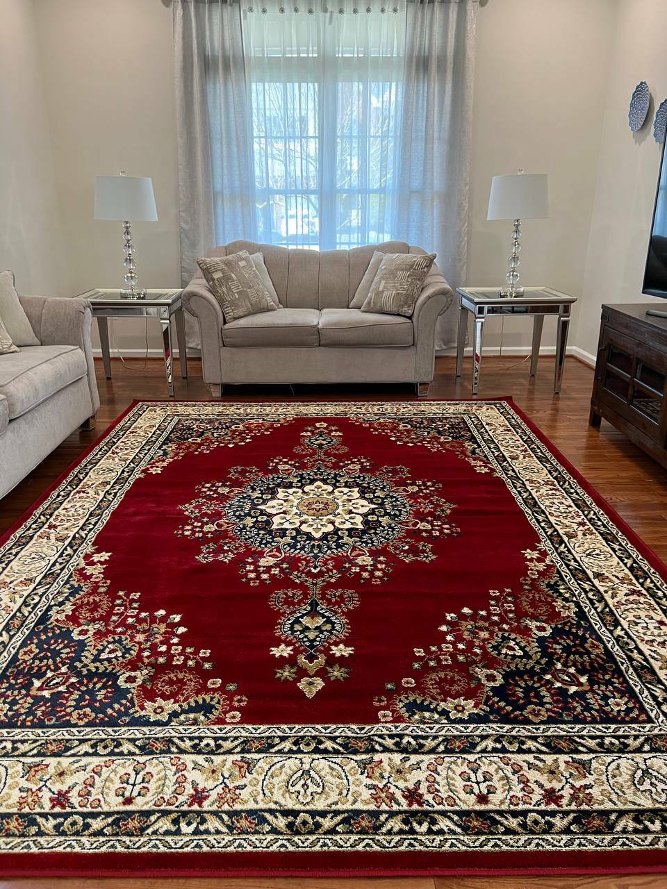 Traditional Oriental Medallion 8x11, 5x8, 2x8 Area Rug Large Floor
