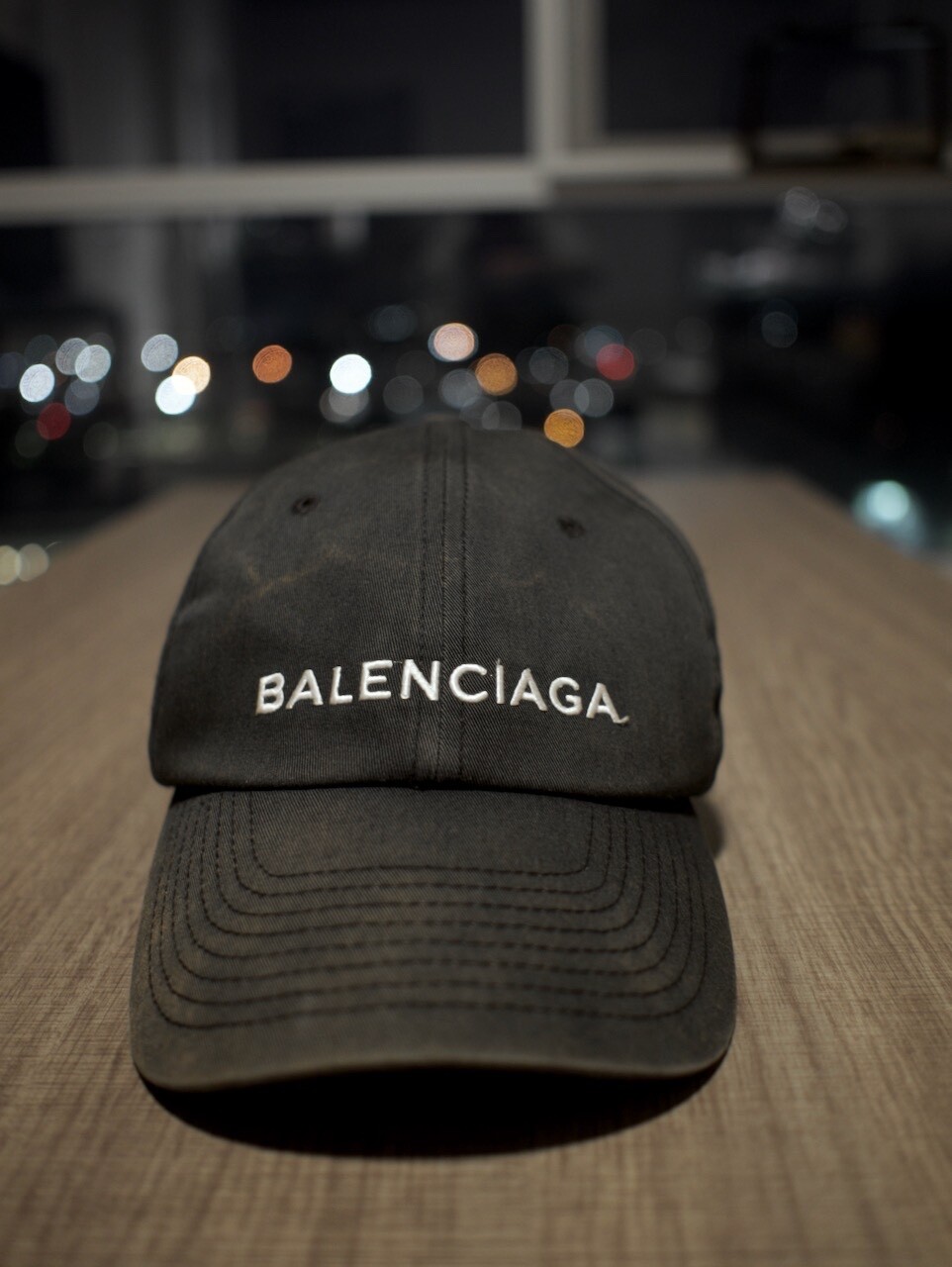 Balenciaga Logo Baseball Cap hat [Authentic: Size L 59]Comes with