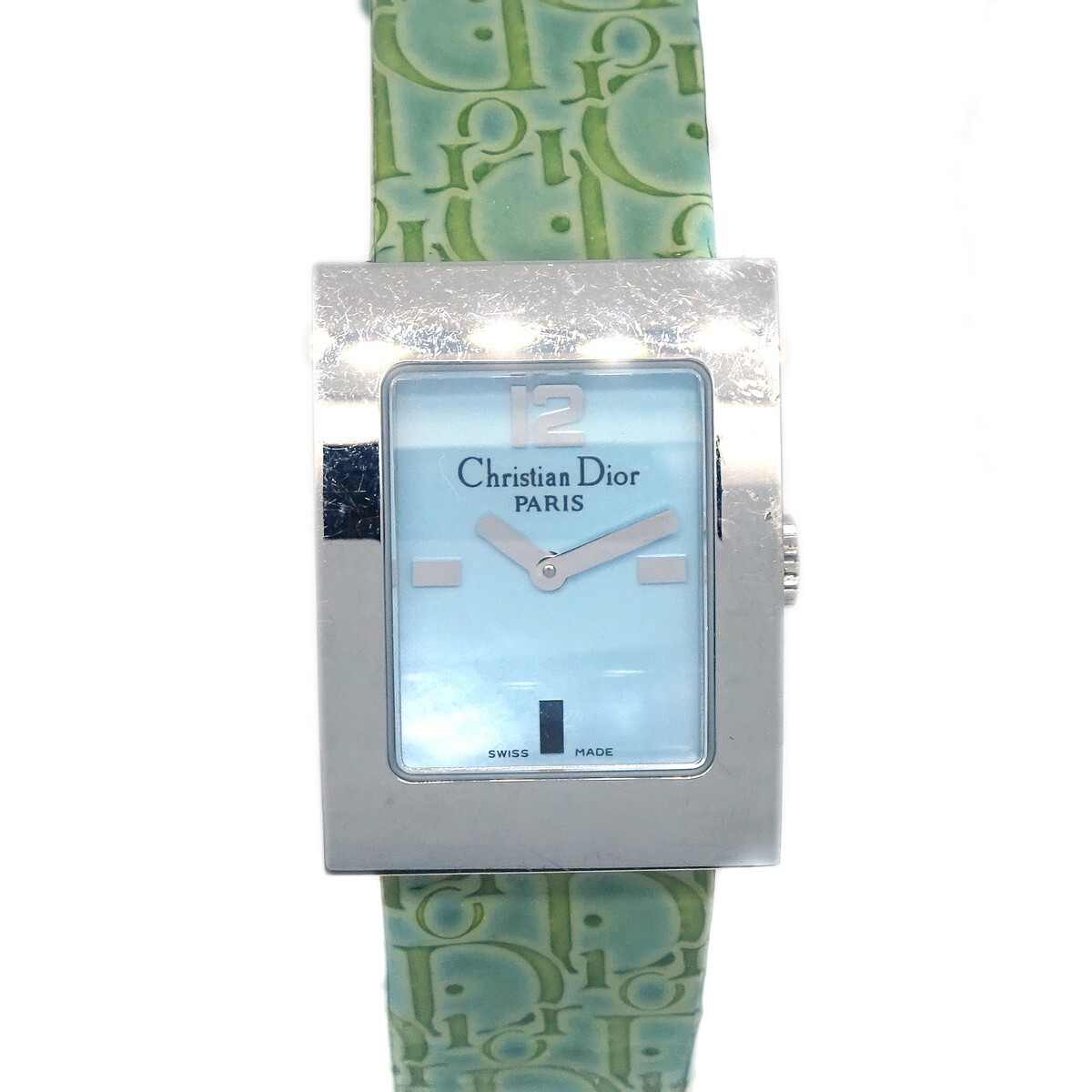 Christian Dior D78-109 Quartz Watch Green 171803 | eBay