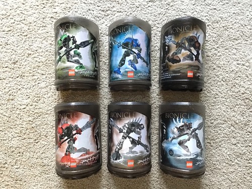 Lego Bionicle Rahkshi Empty Collectible Canister Box Cases Only