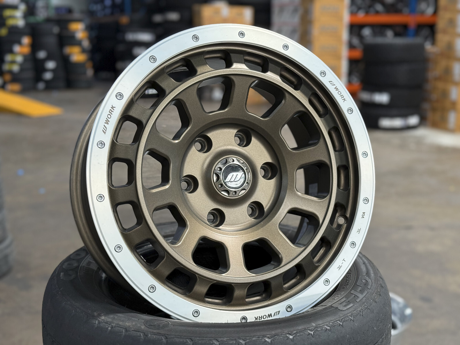 Genuine Used 17x8 WORK CRAG T-GRABIC JAPAN (5 wheel) 6x139.7