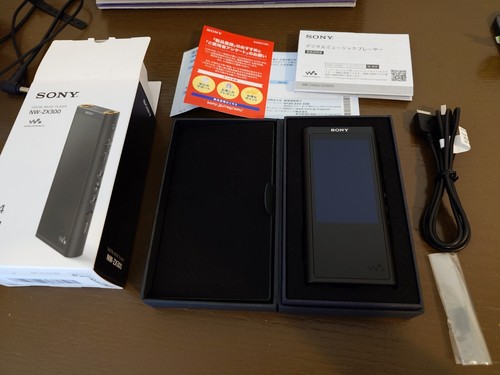 Sony NW-ZX300 Black Hi-Res Walkman 64GB Digital Music Player Made