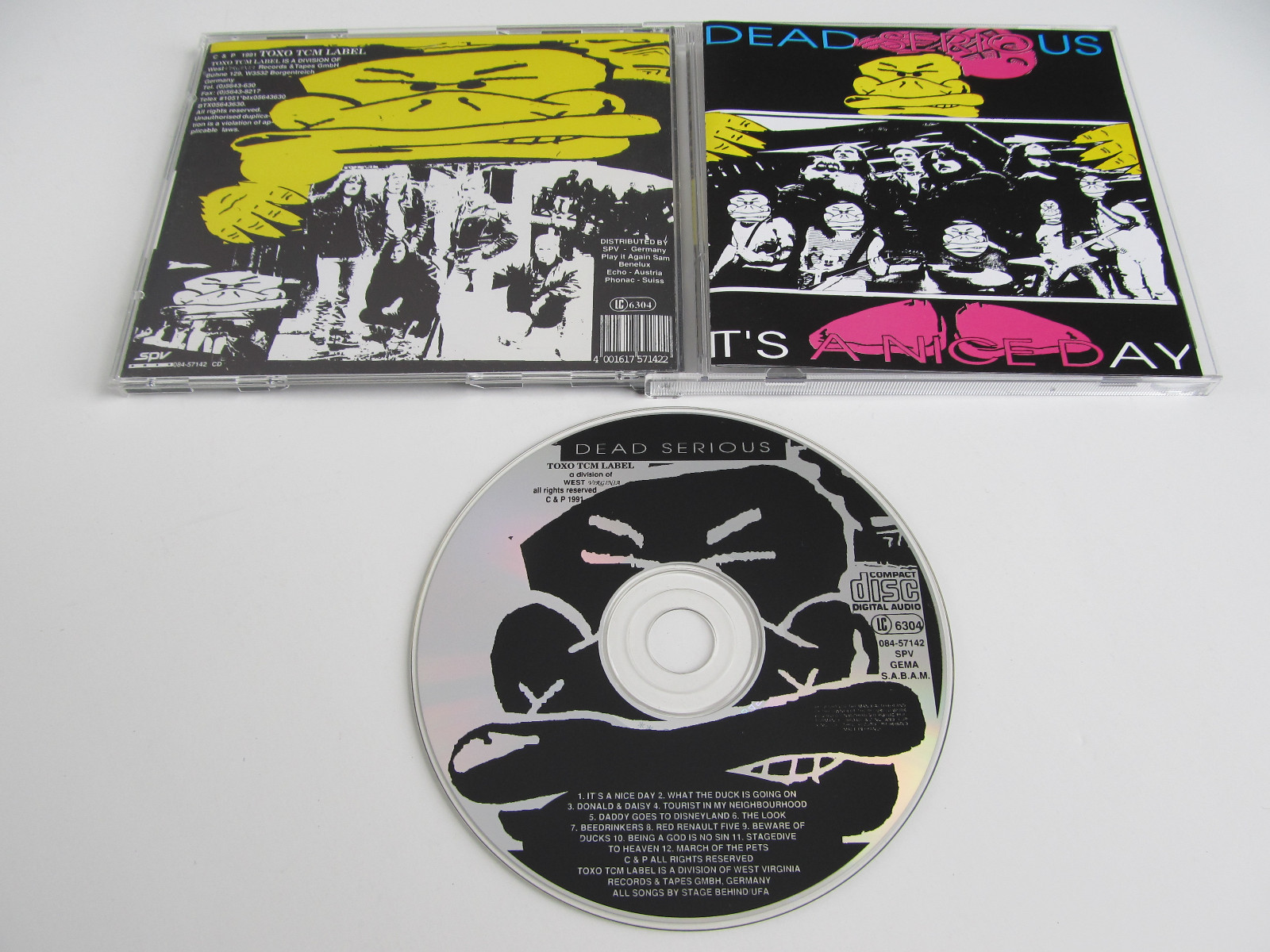 DEAD SERIOUS It's a Nice Day CD 1991 MEGA RARE OOP THRASH ORIGINAL