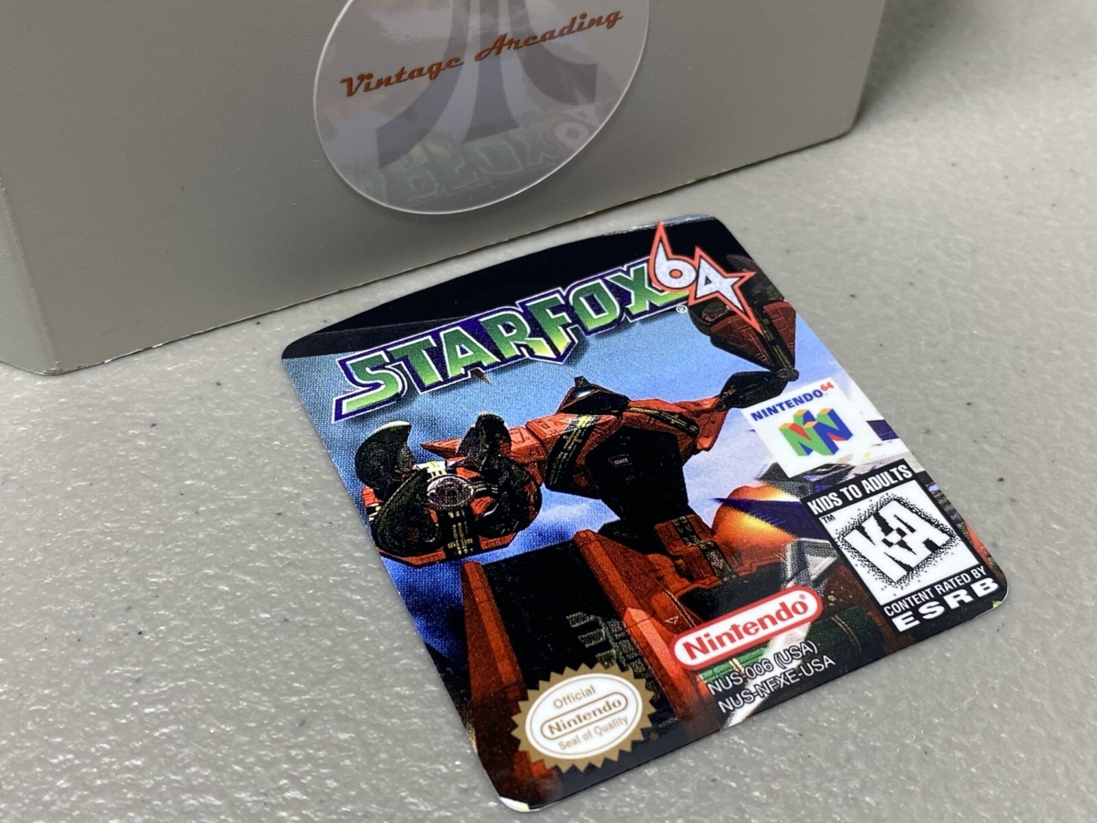 Star Fox 64 (N64 Nintendo) Replacement Label | eBay