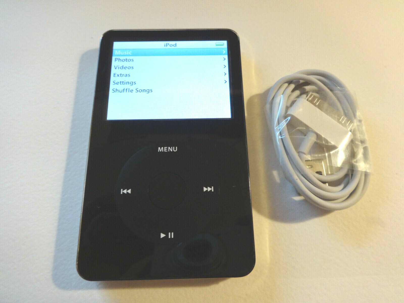 APPLE iPOD CLASSIC 5TH GEN. BLACK 30GBNEW BATTERY | eBay