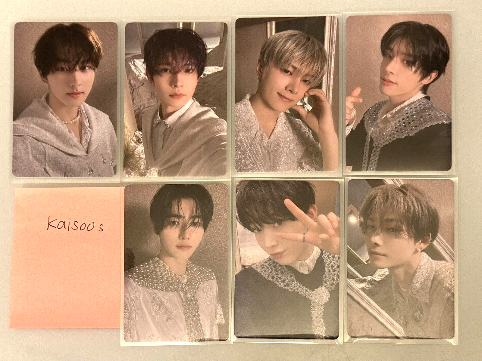 enhypen 一直娱 yizhiyu 1.0 中華 サイン会 7枚コンプセット enhypen