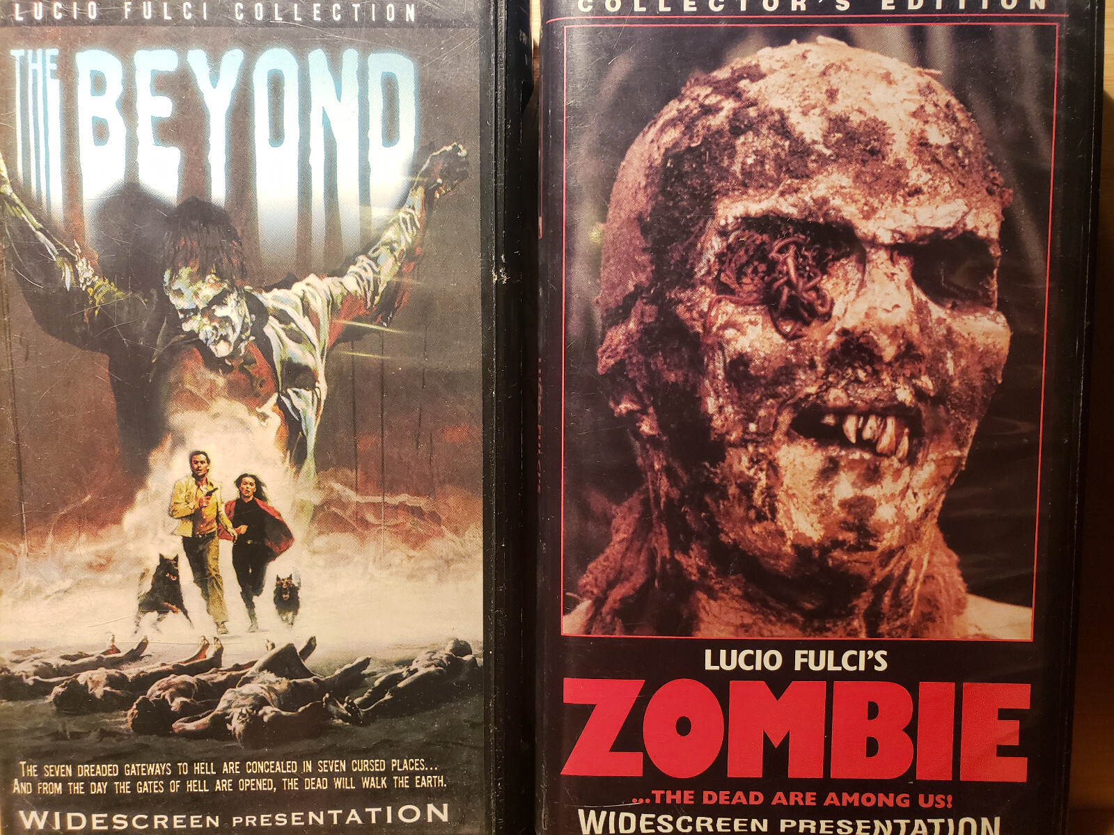 Lucio Fulci Collection ~ The Beyond & Zombie Collector's VHS
