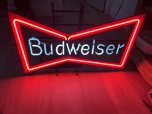 Vintage Budweiser Neon Light Sign | eBay