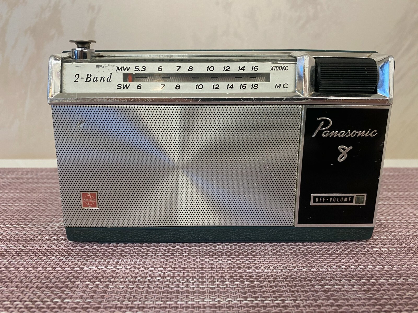 Vintage National Panasonic R-807J 2 Band 8 Transistor Radio | eBay