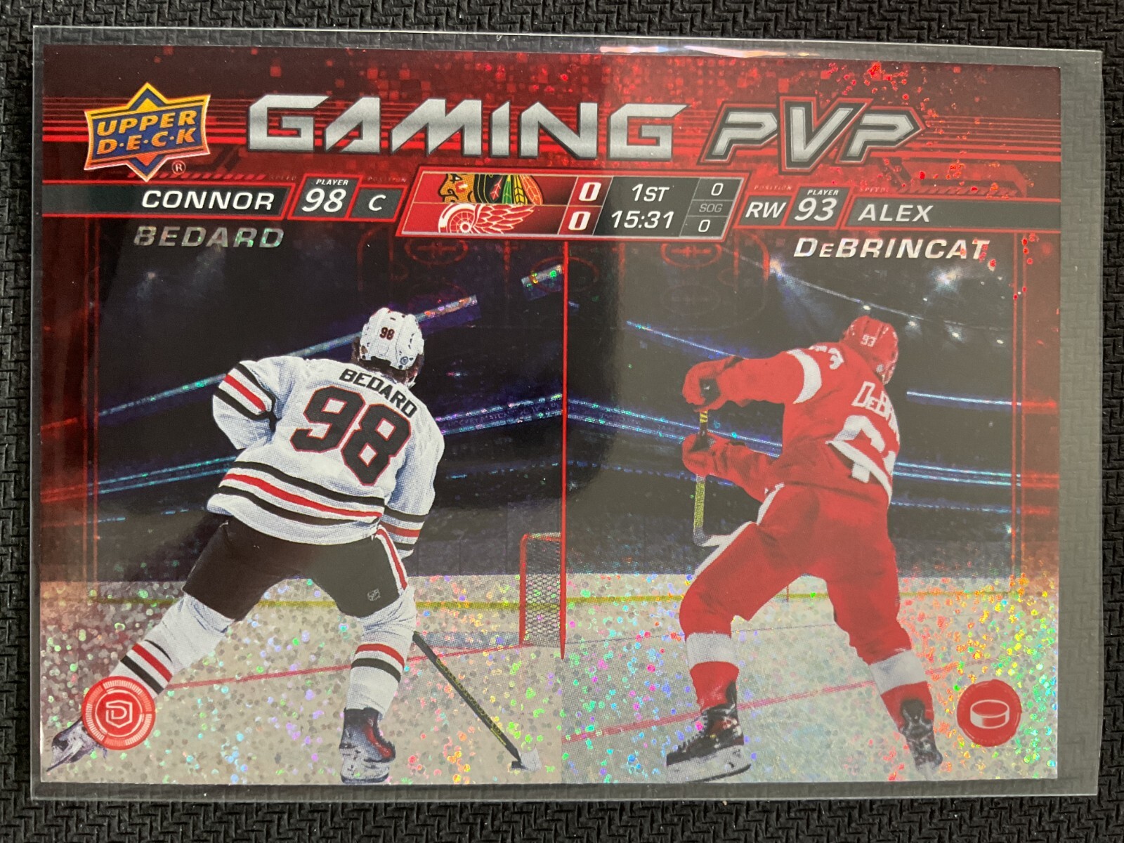 Connor Bedard / DeBrincat 2024-25 Upper Deck Gaming PVP Speckle