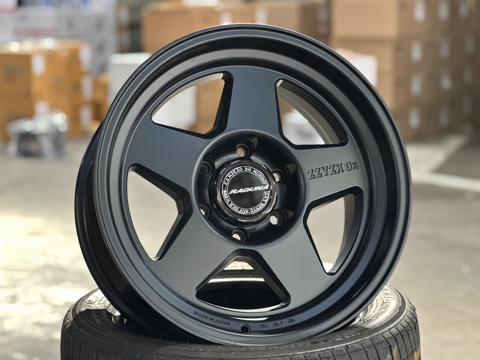 New 18x9J RAGUNA ZZYZX OX Japan (4 WHEEL) 6x139.7 TACOMA HILUX